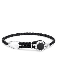Load image into Gallery viewer, Thomas Sabo Leather Strap &quot;Disc Black&quot;