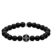 Load image into Gallery viewer, Thomas Sabo Bracelet Cross Black