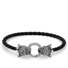 Load image into Gallery viewer, Thomas Sabo Leather Strap Black Cat