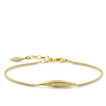 Load image into Gallery viewer, Thomas Sabo Bracelet Leaf Gold