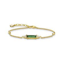 Load image into Gallery viewer, Thomas Sabo Bracelet Green Stone Gold | The Jewellery Boutique