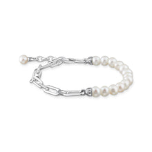 Load image into Gallery viewer, Thomas Sabo Bracelet links and pearls silver