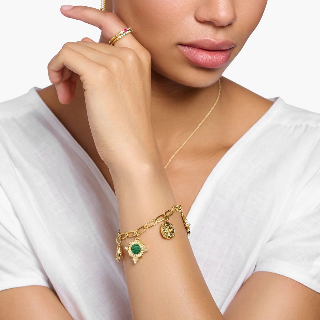 THOMAS SABO Iconic Symbols Coins Gold Bracelet