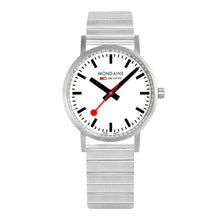 Load image into Gallery viewer, Mondaine Official Classic 36mm Silver Stainless Steel watch front