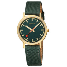 Load image into Gallery viewer, Mondaine Official Swiss Railways Classic Forest Green Textile 36mm Watch