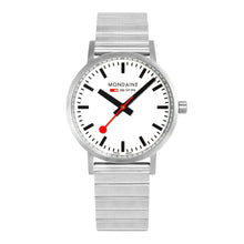 Load image into Gallery viewer, Mondaine Official Classic 40mm Silver Stainless Steel watch front