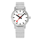 Mondaine Official Classic 40mm Silver Stainless Steel watch