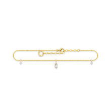Load image into Gallery viewer, Thomas Sabo Anklet white stone