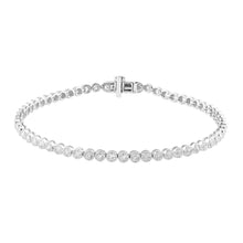 Load image into Gallery viewer, Bracelet with 1.4ct Diamonds in 9K White Gold