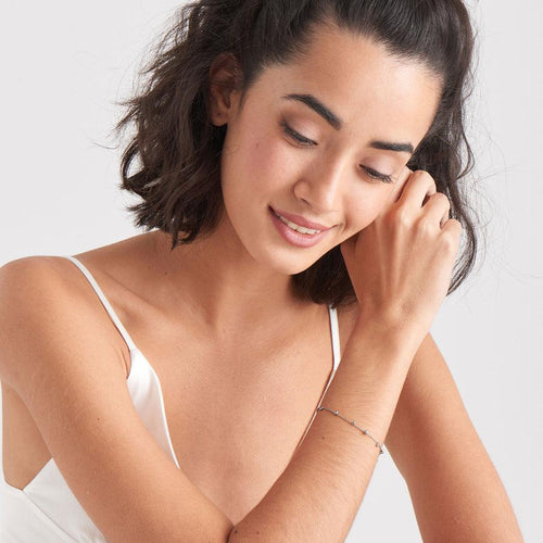 Ania Haie Modern Drop Balls Bracelet - Silver