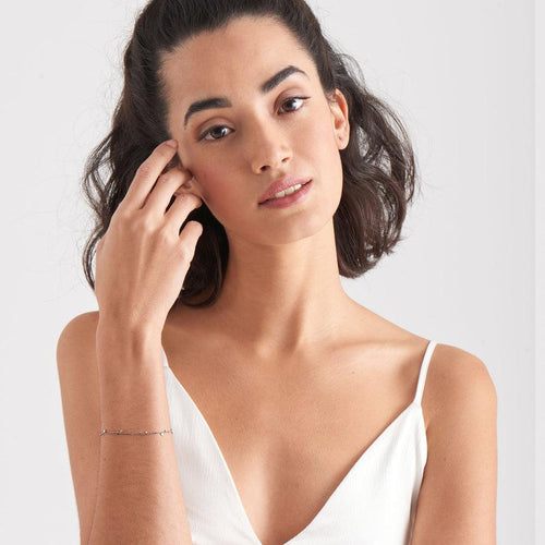 Ania Haie Geometry Mixed Discs Bracelet - Silver