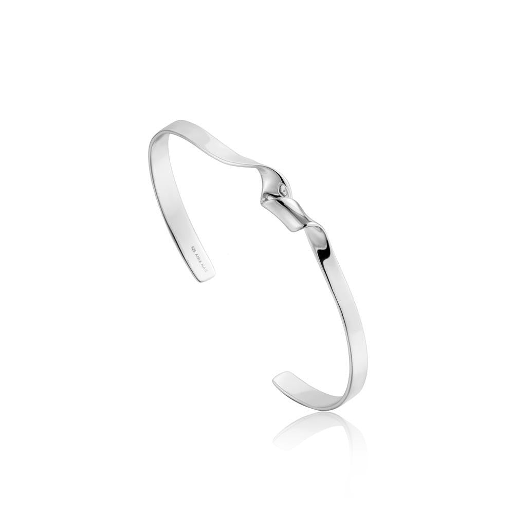 Ania Haie Twist Cuff - Silver