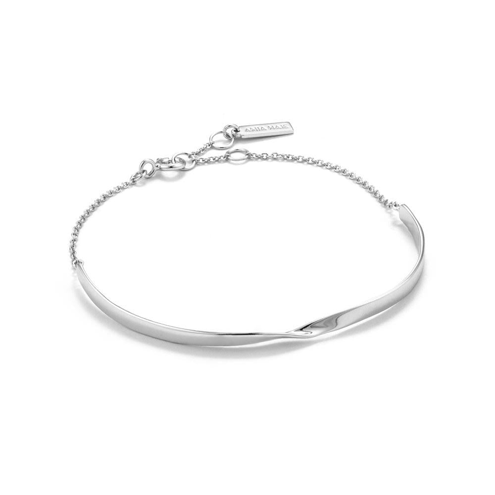 Ania Haie Twist Bracelet - Silver