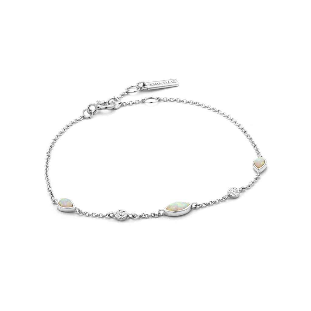 Ania Haie Opal Colour Bracelet - Silver
