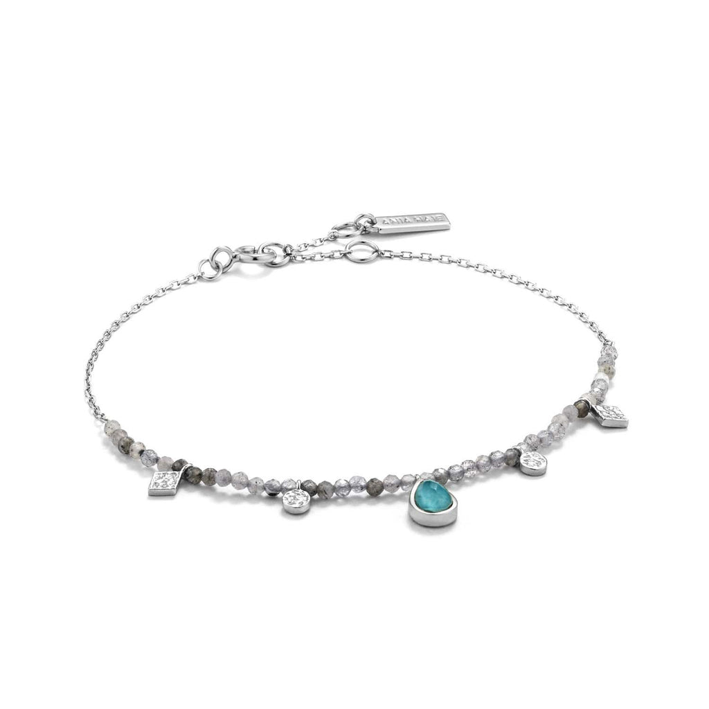 Ania Haie Turquoise Labradorite Bracelet - Silver