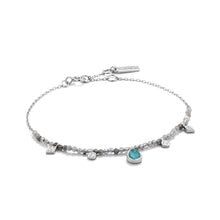 Load image into Gallery viewer, Ania Haie Turquoise Labradorite Bracelet - Silver