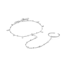 Load image into Gallery viewer, Ania Haie Bohemia Hand Chain Bracelet - Silver