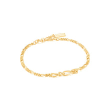 Load image into Gallery viewer, Ania Haie Figaro Chain Bracelet  - Gold