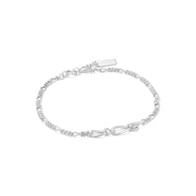 Load image into Gallery viewer, Ania Haie Figaro Chain Bracelet  - Silver