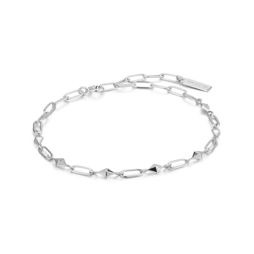 Ania Haie Silver Heavy Spike Bracelet