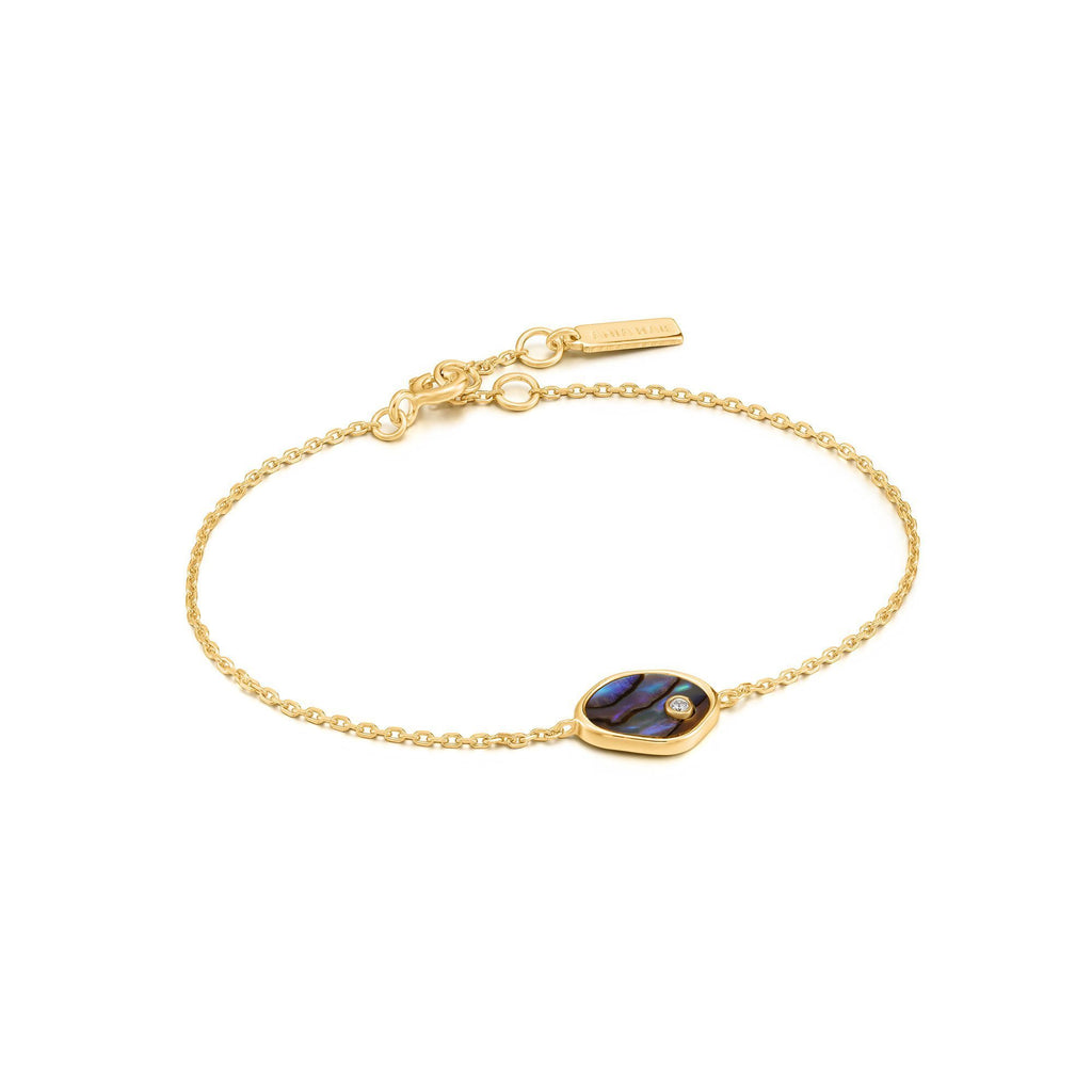 Ania Haie Gold Tidal Abalone Bracelet | The Jewellery Boutique