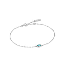 Load image into Gallery viewer, Ania Haie Silver Turquoise Wave Bracelet