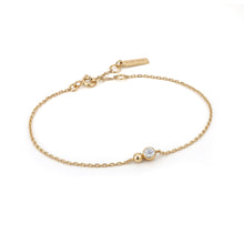 Load image into Gallery viewer, Ania Haie Gold Orb Sparkle Chain Bracelet