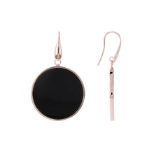 Load image into Gallery viewer, Bronzallure Big Disc Earrings With Natural Stones