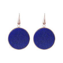 Load image into Gallery viewer, Bronzallure Big Disc Earrings With Natural Stones