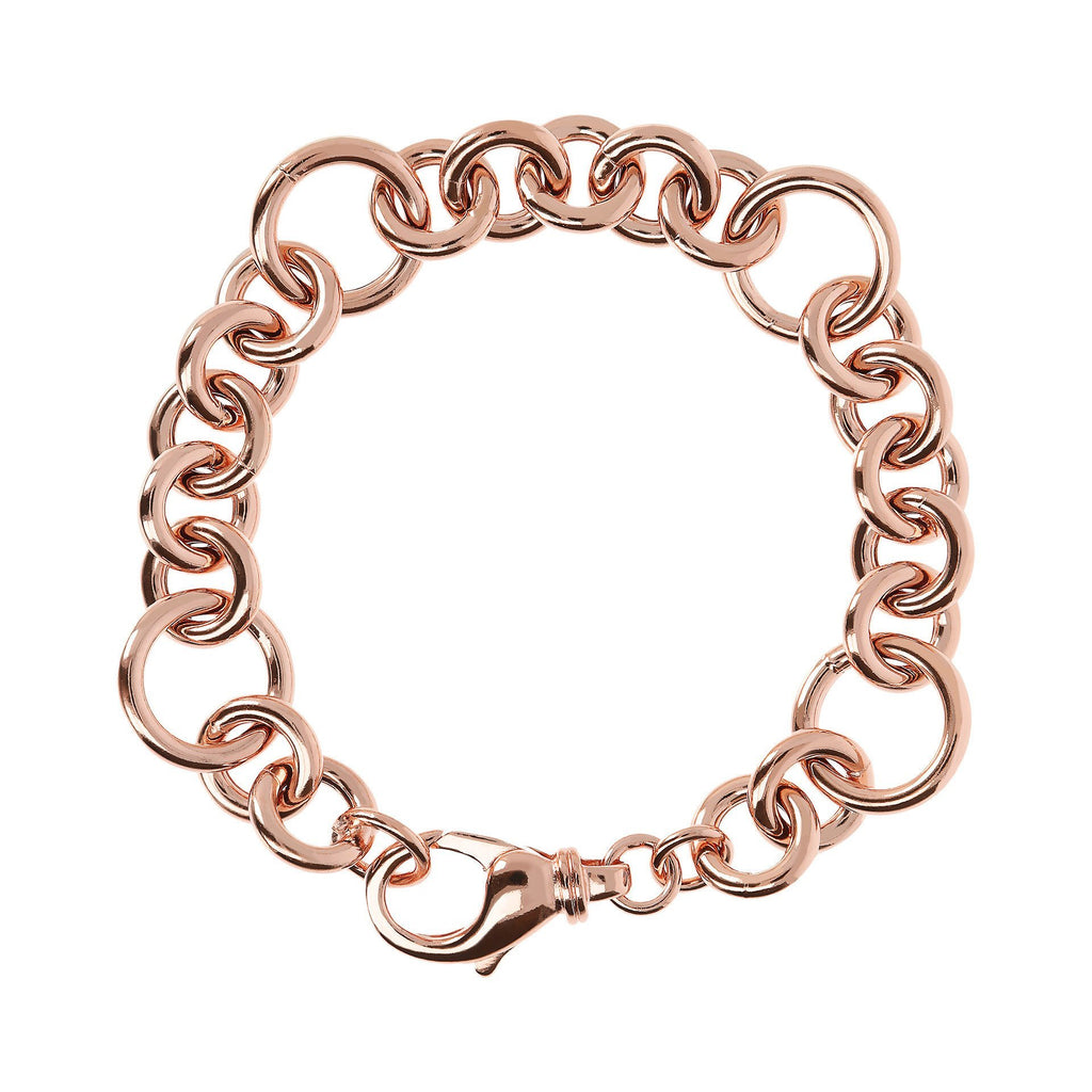 Bronzallure Bracelet with Rolò Chain and Rings