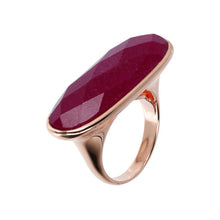 Load image into Gallery viewer, Bronzallure Long Oval Cut Stone Ring