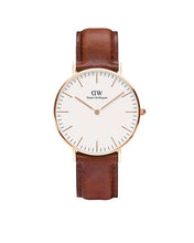 Load image into Gallery viewer, Daniel Wellington Classic 36 St Mawes Rose Gold &amp; &amp; White Watch