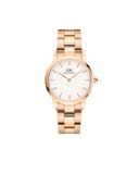 Daniel Wellington Iconic Link 28 Rose Gold & White Watch