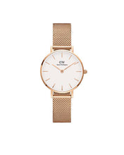 Load image into Gallery viewer, Daniel Wellington Petite 28 Melrose Rose Gold &amp; White Watch