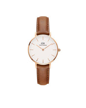 Load image into Gallery viewer, Daniel Wellington Petite 28 Durham Rose Gold &amp; White Watch