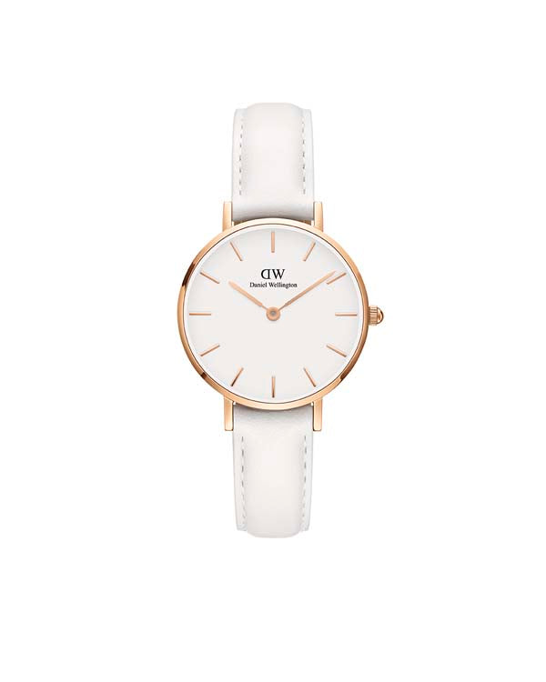 Daniel Wellington Petite 28 Bondi Rose Gold & White Watch