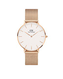 Daniel Wellington Petite 36 Melrose Rose Gold & White Watch