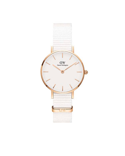 Daniel Wellington Petite 28 Dover Rose Gold & White Watch
