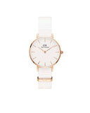 Daniel Wellington Petite 28 Dover Rose Gold & White Watch