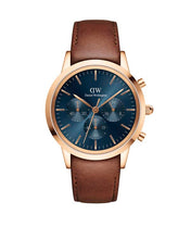 Load image into Gallery viewer, Daniel Wellington Iconic Chronog 42 Mawes Rose Gold &amp; Arctic Sunray Watch