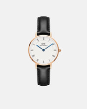 Load image into Gallery viewer, Daniel Wellington Petite Roman Numerals 28 Sheffield RG White Watch