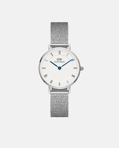 Daniel Wellington Petite Roman Numerals 28 Sterling S White Watch