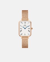Load image into Gallery viewer, Daniel Wellington Quadro Roman Numerals 20x26 Melrose RG White Watch