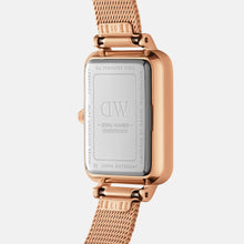 Load image into Gallery viewer, Daniel Wellington Quadro Roman Numerals 20x26 Melrose RG White Watch