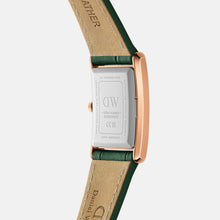 Load image into Gallery viewer, Daniel Wellington Bound 32x22 Green Croc Leather RG Emerald Sunray Watch