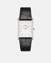 Load image into Gallery viewer, Daniel Wellington Bound 35x24 Black Croc Leather S White Watch