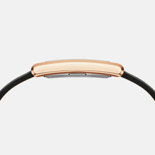 Load image into Gallery viewer, Daniel Wellington Bound 35x24 Black Croc Leather RG White Watch