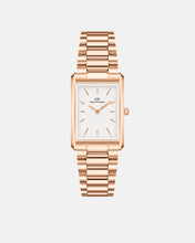 Load image into Gallery viewer, Daniel Wellington Bound 32x22 3-Link RG White Watch