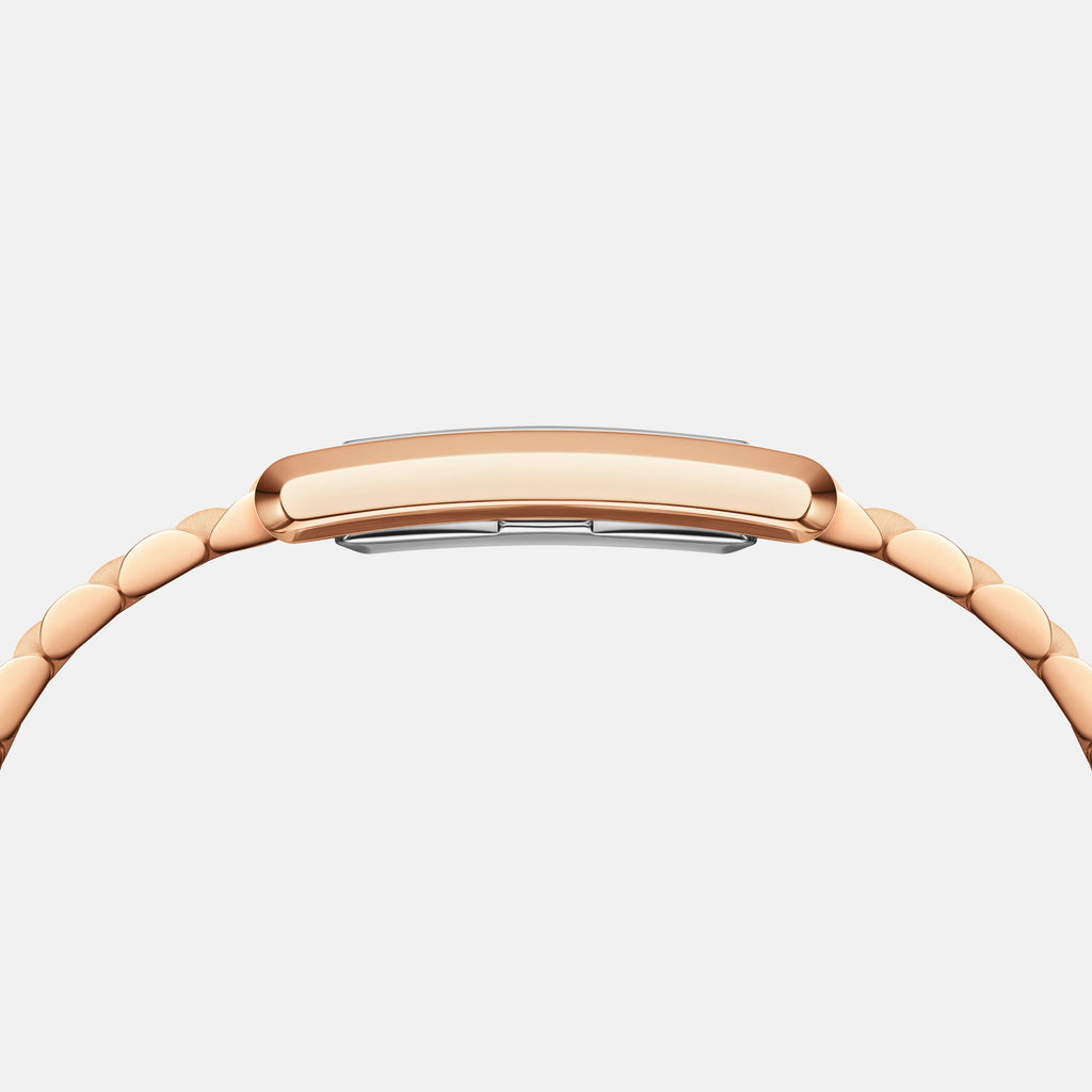 Daniel Wellington Bound 32x22 3-Link RG White Watch