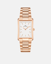 Load image into Gallery viewer, Daniel Wellington Bound 35x24 3-Link RG White Watch